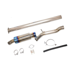 Titanium Cat-Back Exhaust Kit for Mitsubishi EVO 10 X 4B11 for 2008 and Later Models - Enhance Performance & Sound