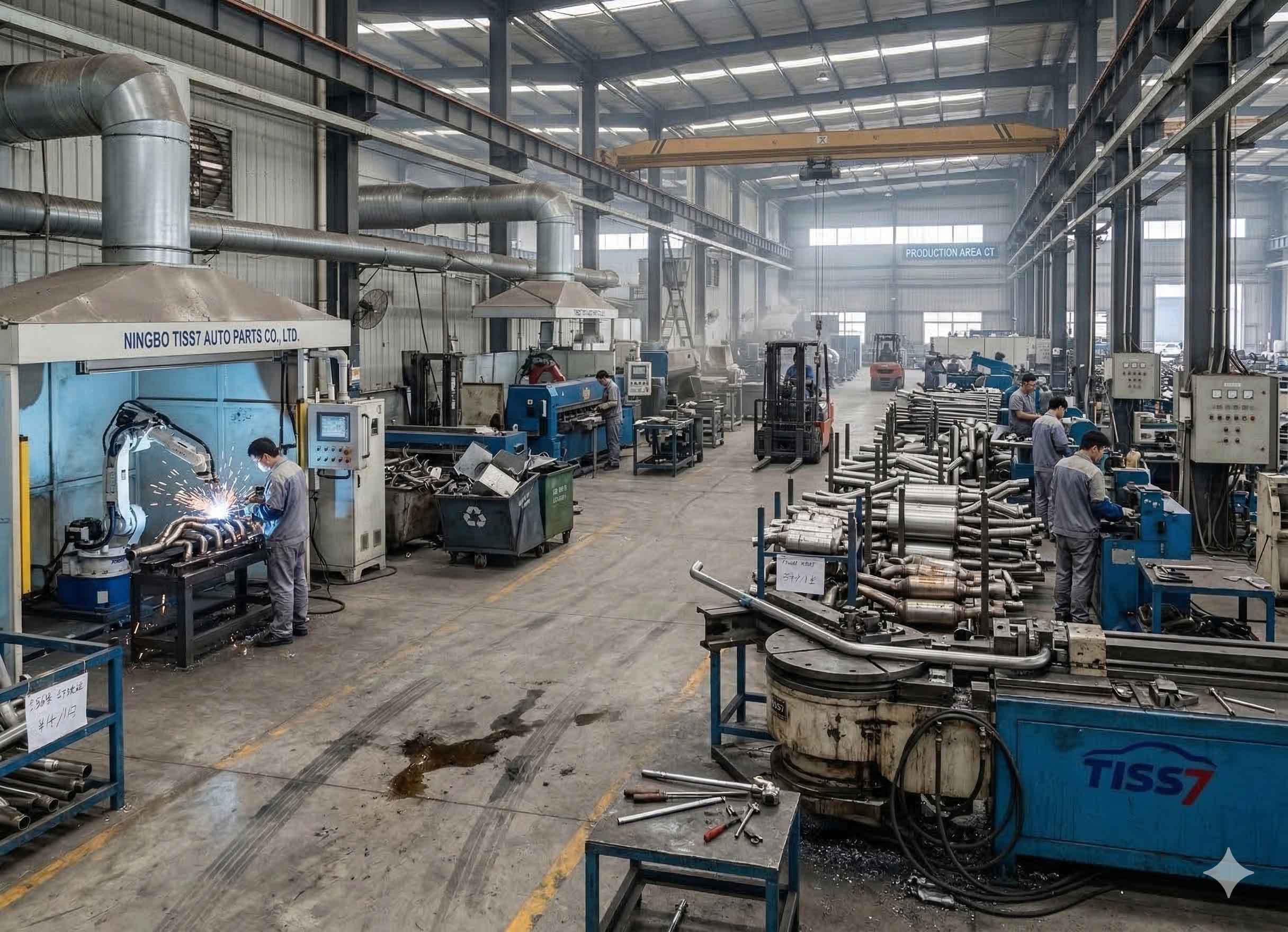 exhaust pipe manufacture